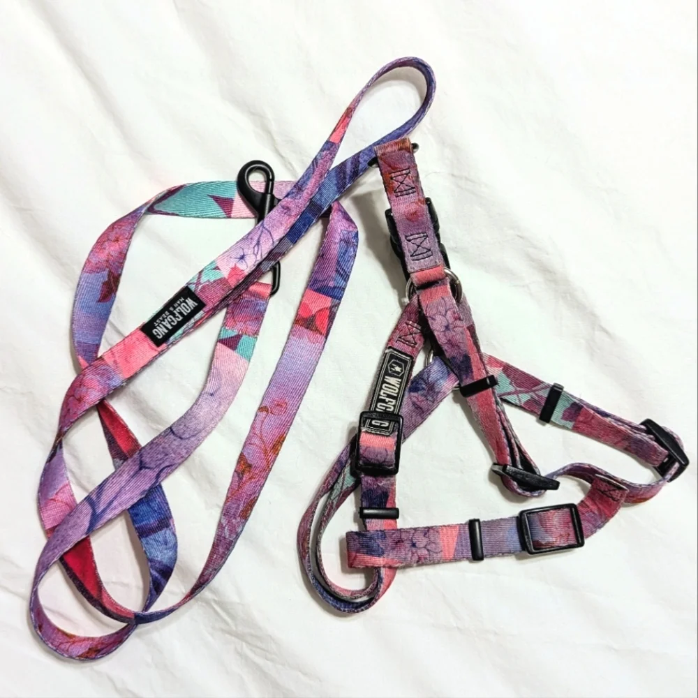 Wolfgang Dog Harness And Matching Leash - Size Small Harness - 4ft Leash